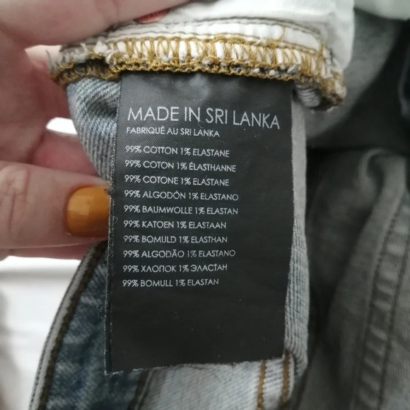 Club Monaco Denim The Kick Crop Flare Jeans High Rise Flare Crop Leg 27 (4) - Picture 13 of 16